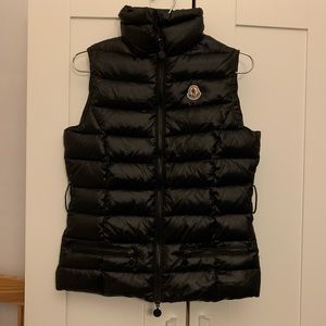 Fake Moncler Black Vest Jacket